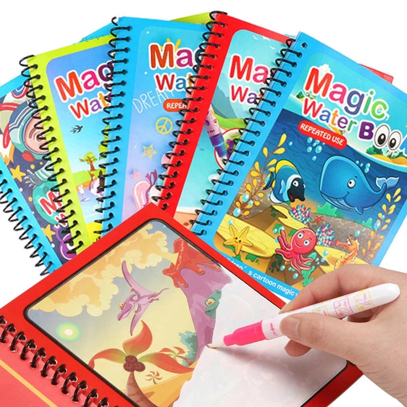 Magic Water Drawing Books for Kids,  Aniversário, Natal, Ano Novo, Presente para meninos e meninas, Ano Novo