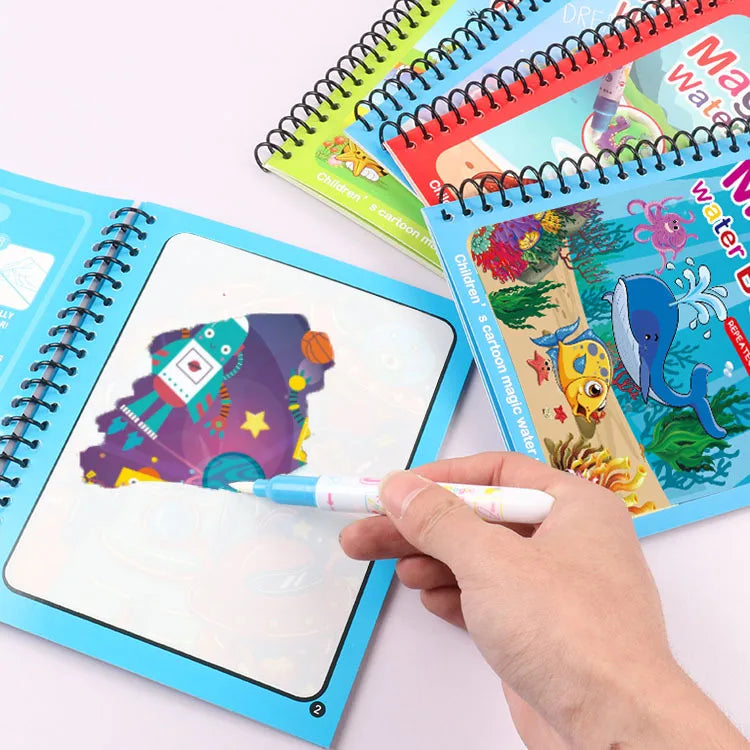 Magic Water Drawing Books for Kids,  Aniversário, Natal, Ano Novo, Presente para meninos e meninas, Ano Novo