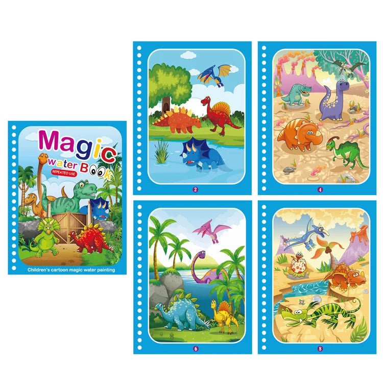 Magic Water Drawing Books for Kids,  Aniversário, Natal, Ano Novo, Presente para meninos e meninas, Ano Novo